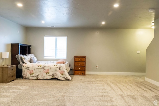 5229 W Armada Way, Herriman, UT 84096 - carpeted bedroom with recessed lighting and baseboards