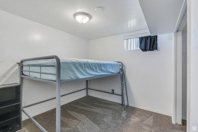 314 Harvard Cir, American Fork, UT 84003 - bedroom featuring a textured ceiling, carpet floors, and baseboards