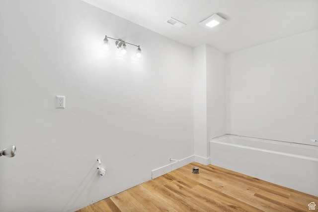 7465 N Cottage Ln, Eagle Mountain, UT 84005 - interior space featuring baseboards, wood finished floors, and visible vents