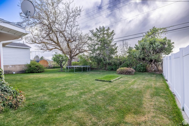 5393 S 700 E, South Ogden, UT 84405 - view of yard featuring fence and a trampoline