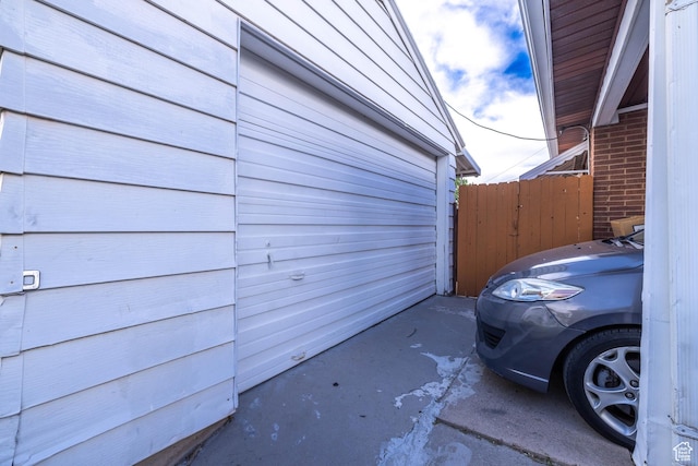 5393 S 700 E, South Ogden, UT 84405 - view of side of property featuring fence and a garage
