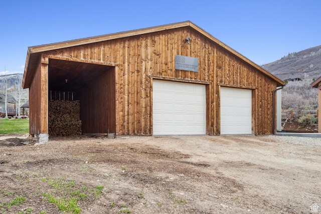 1586 Splendor Valley Rd, Kamas, UT 84036 - detached garage with a mountain view