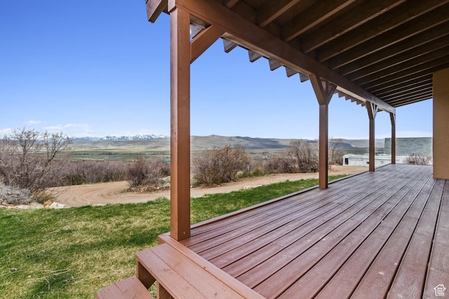 1586 Splendor Valley Rd, Kamas, UT 84036 - wooden terrace with a yard