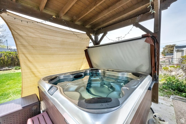 5756 S 4540 W, Kearns, UT 84118 - exterior details featuring a hot tub