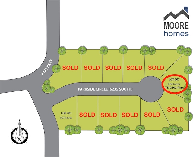 2298 E Parkside Cir S, South Ogden, UT 84403 - map