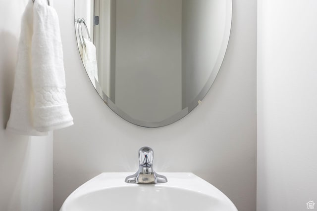 bathroom with a sink