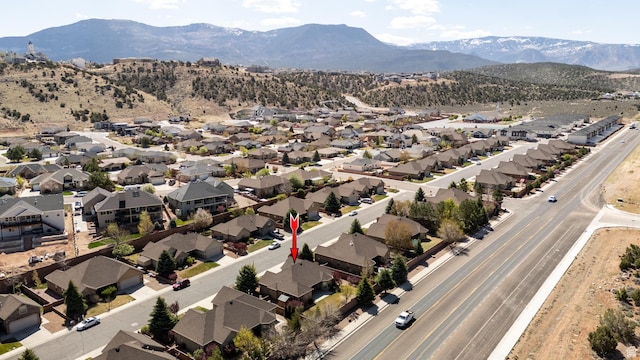 194 S 2875 W, Cedar City, UT 84720 - drone / aerial view featuring a residential view and a mountain view