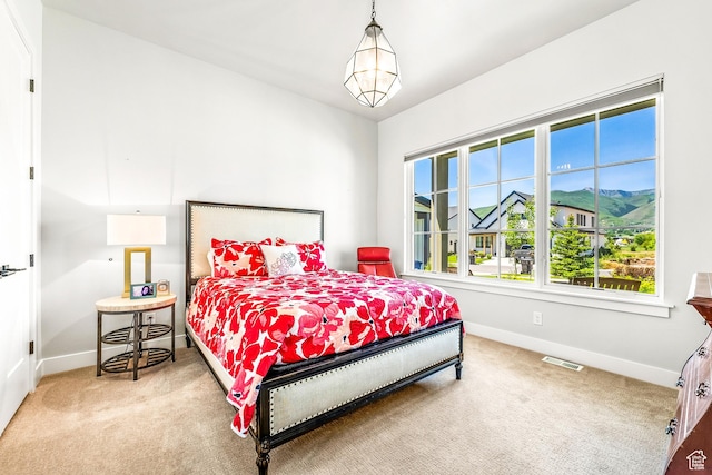 522 N Farmhouse Way, Midway, UT 84049 - bedroom with baseboards, carpet flooring, and visible vents