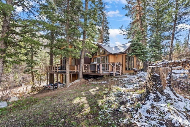 2405 Success Trl Unit 30, Midway, UT 84049 - exterior space featuring a deck and metal roof