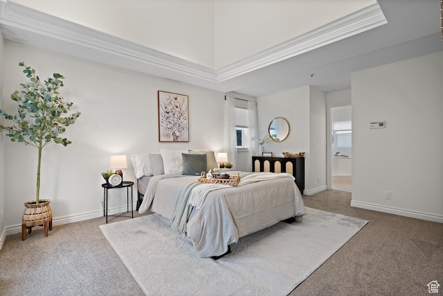 3841 E Grindstone Dr S, Springville, UT 84663 - carpeted bedroom with baseboards and crown molding