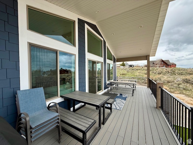 2774 S Chukar Dr, Garden City, UT 84028 - view of wooden terrace