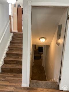 2622 N 175 W, Sunset, UT 84015 - stairs with wood finished floors