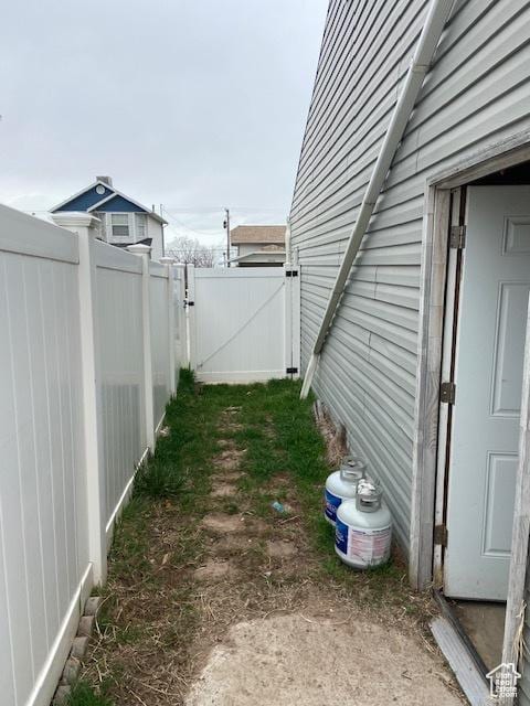 2622 N 175 W, Sunset, UT 84015 - view of yard with a gate