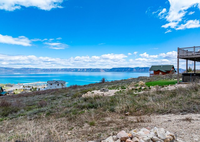 660 N Cambry Dr, Garden City, UT 84028 - view of water feature featuring a mountain view