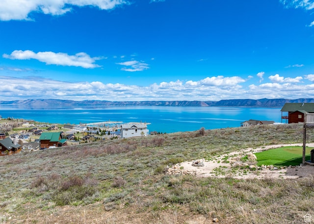 660 N Cambry Dr, Garden City, UT 84028 - view of water feature featuring a mountain view