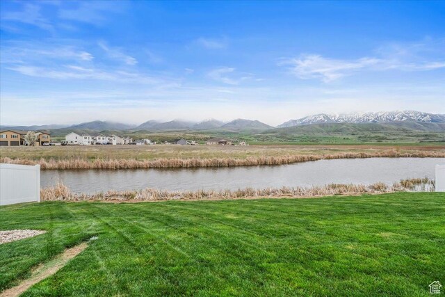 591 S Lakeside Dr, Franklin, ID 83237 - water view with a mountain view