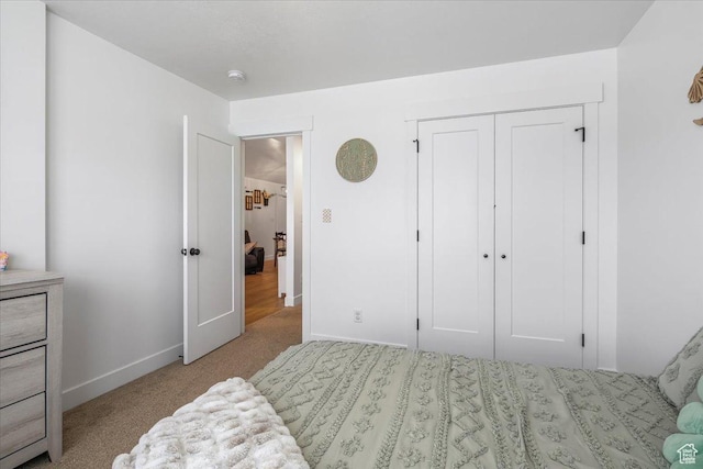 591 S Lakeside Dr, Franklin, ID 83237 - carpeted bedroom with baseboards and a closet
