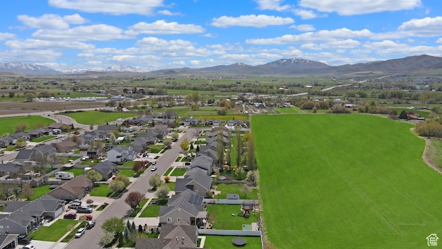 633 N 800 E, Wellsville, UT 84339 - bird's eye view with a residential view and a mountain view