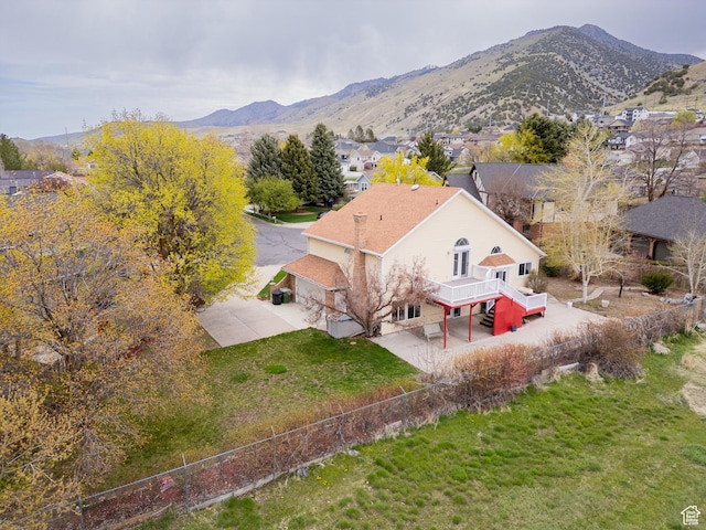1720 N 1850 E, North Logan, UT 84341 - birds eye view of property featuring a mountain view
