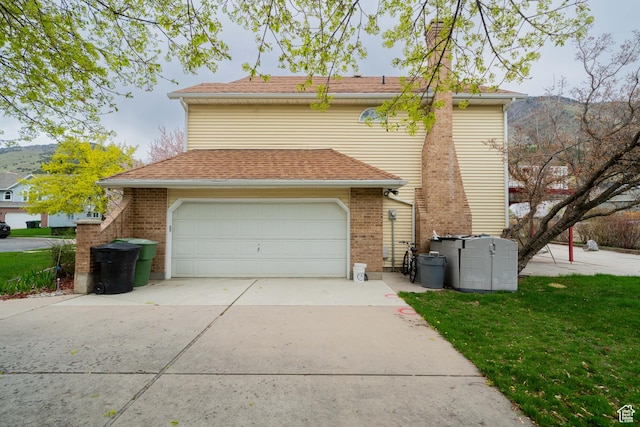 1720 N 1850 E, North Logan, UT 84341 - exterior space with an attached garage and driveway