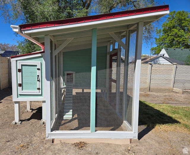 3084 W 3875 S, West Valley City, UT 84119 - view of poultry coop with fence