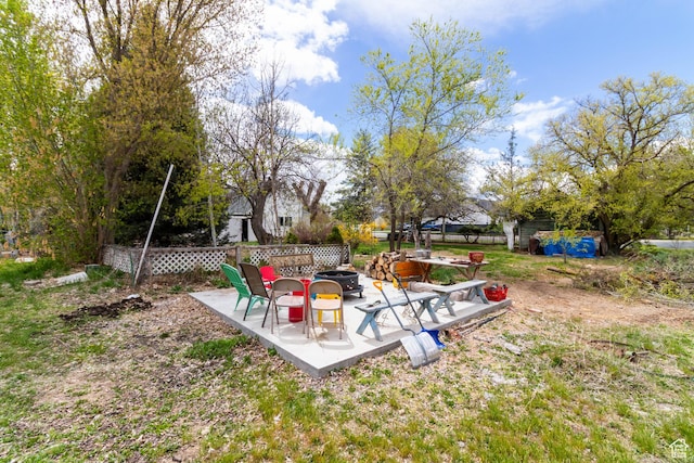 394 W 100 N, Mount Pleasant, UT 84647 - view of yard with a patio and an outdoor fire pit