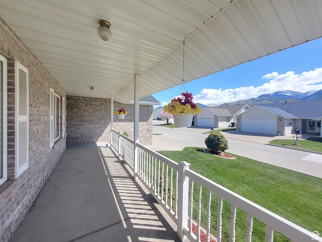 529 S 120 E, Smithfield, UT 84335 - view of patio / terrace featuring a porch and a residential view