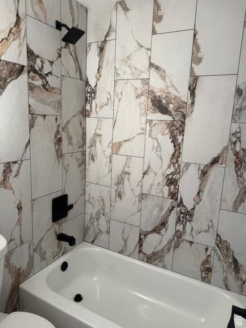 4758 S Ichabod St, Holladay, UT 84117 - bathroom featuring toilet and shower / tub combination