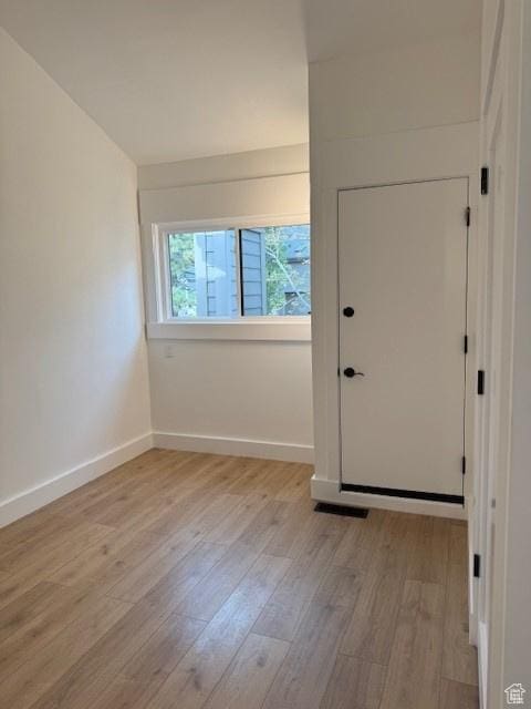 4758 S Ichabod St, Holladay, UT 84117 - interior space with baseboards, visible vents, and light wood-style floors