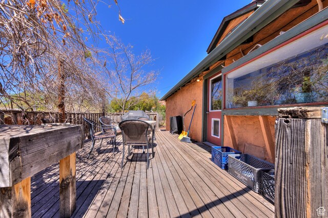 210 S 400 E, Moab, UT 84532 - deck with outdoor dining area
