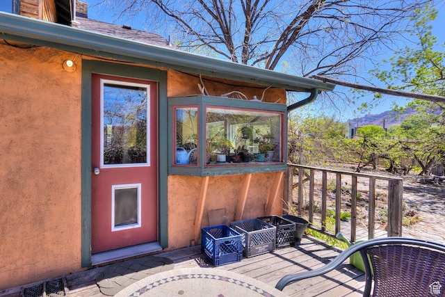 210 S 400 E, Moab, UT 84532 - doorway to property with stucco siding