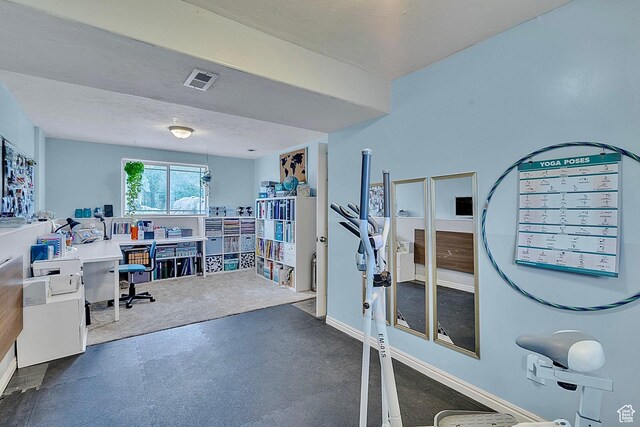 1976 N 1720 W, Clinton, UT 84015 - workout room featuring baseboards and visible vents