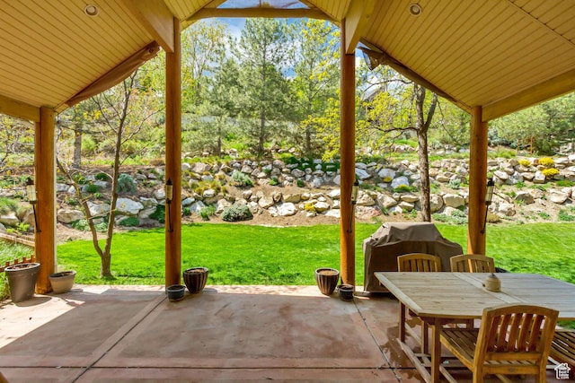 11362 Palisade View Dr, South Jordan, UT 84095 - view of patio featuring grilling area