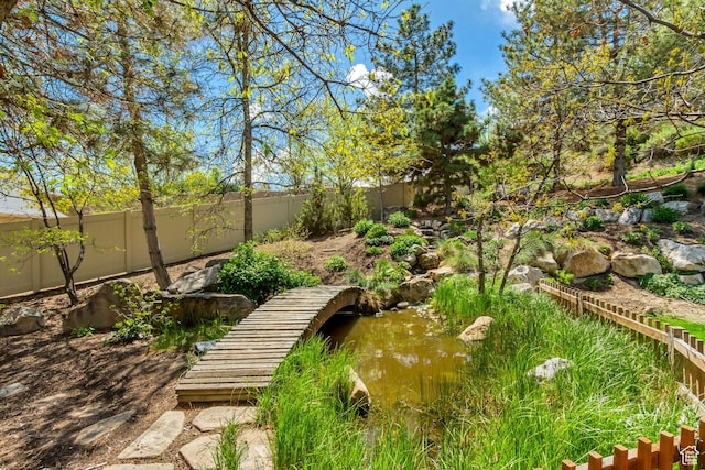 11362 Palisade View Dr, South Jordan, UT 84095 - view of yard with a fenced backyard