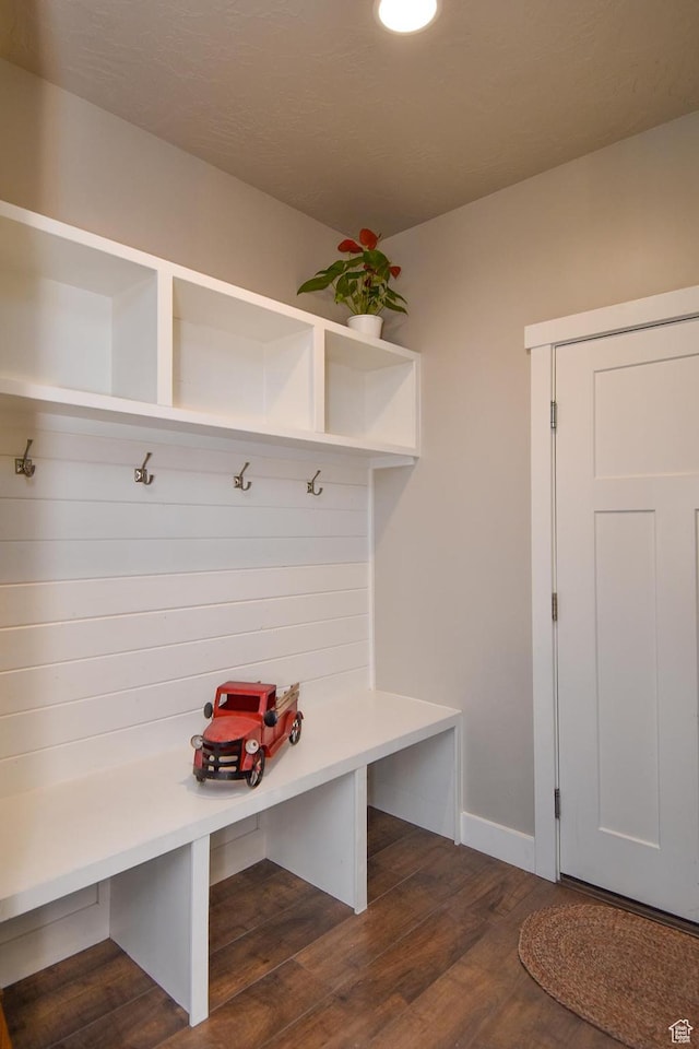 2931 E 3240 S, St George, UT 84790 - mudroom with dark wood-style flooring and baseboards