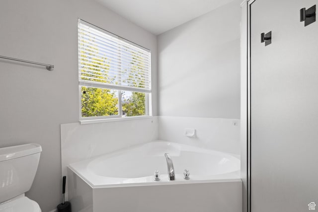 10751 S Pine Shadow Rd W, South Jordan, UT 84009 - full bath featuring toilet and a garden tub