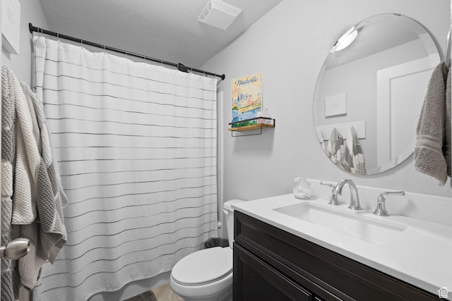 10751 S Pine Shadow Rd W, South Jordan, UT 84009 - full bath with toilet, vanity, and a shower with shower curtain