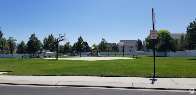 10751 S Pine Shadow Rd W, South Jordan, UT 84009 - view of sport court with community basketball court
