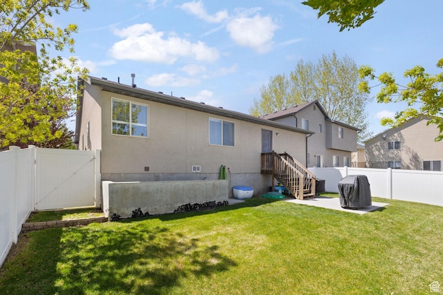 10751 S Pine Shadow Rd W, South Jordan, UT 84009 - rear view of house featuring a gate and a patio