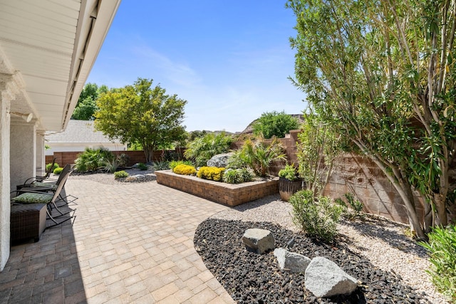 1026 Wesley Powell Dr, St George, UT 84790 - view of patio with a fenced backyard