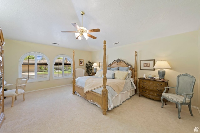 1026 Wesley Powell Dr, St George, UT 84790 - bedroom featuring visible vents, baseboards, and light carpet