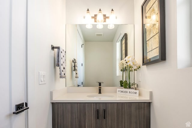 883 E Sydnee View Ln, Millcreek, UT 84107 - bathroom featuring visible vents and vanity