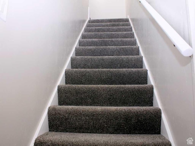 view of staircase