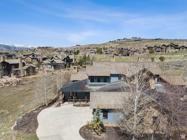 3250 E Thunderhawk Trl, Heber City, UT 84036 - bird's eye view with a residential view