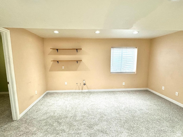 863 S 1520 E, Spanish Fork, UT 84660 - carpeted empty room with baseboards and recessed lighting