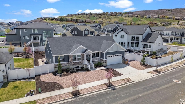 2438 E Lone Hill Dr, Draper, UT 84020 - drone / aerial view with a residential view