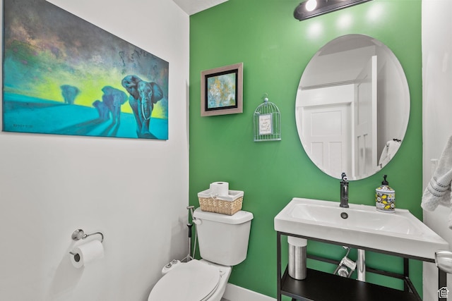 2438 E Lone Hill Dr, Draper, UT 84020 - half bathroom featuring toilet