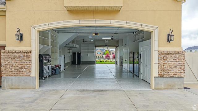 997 W 675 S, Mapleton, UT 84664 - garage featuring a garage door opener