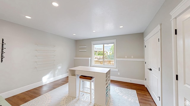 997 W 675 S, Mapleton, UT 84664 - corridor featuring wood finished floors, baseboards, and recessed lighting