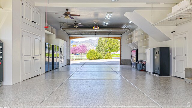 997 W 675 S, Mapleton, UT 84664 - garage featuring ceiling fan